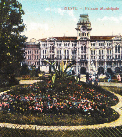 Widok ogrodu w Trieście 1914